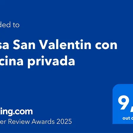 Villa Casa San Valentin Con Piscina Privada